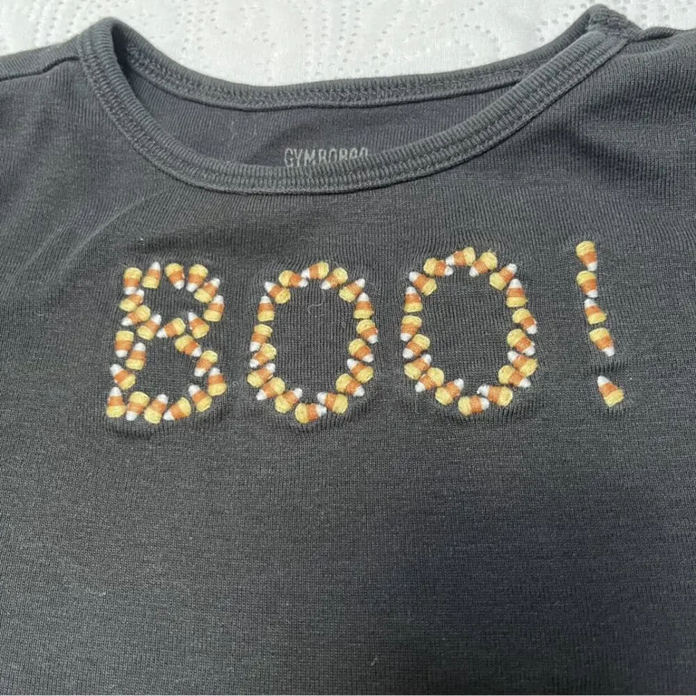 Gymboree Candy Corn Halloween Shirt Size 4